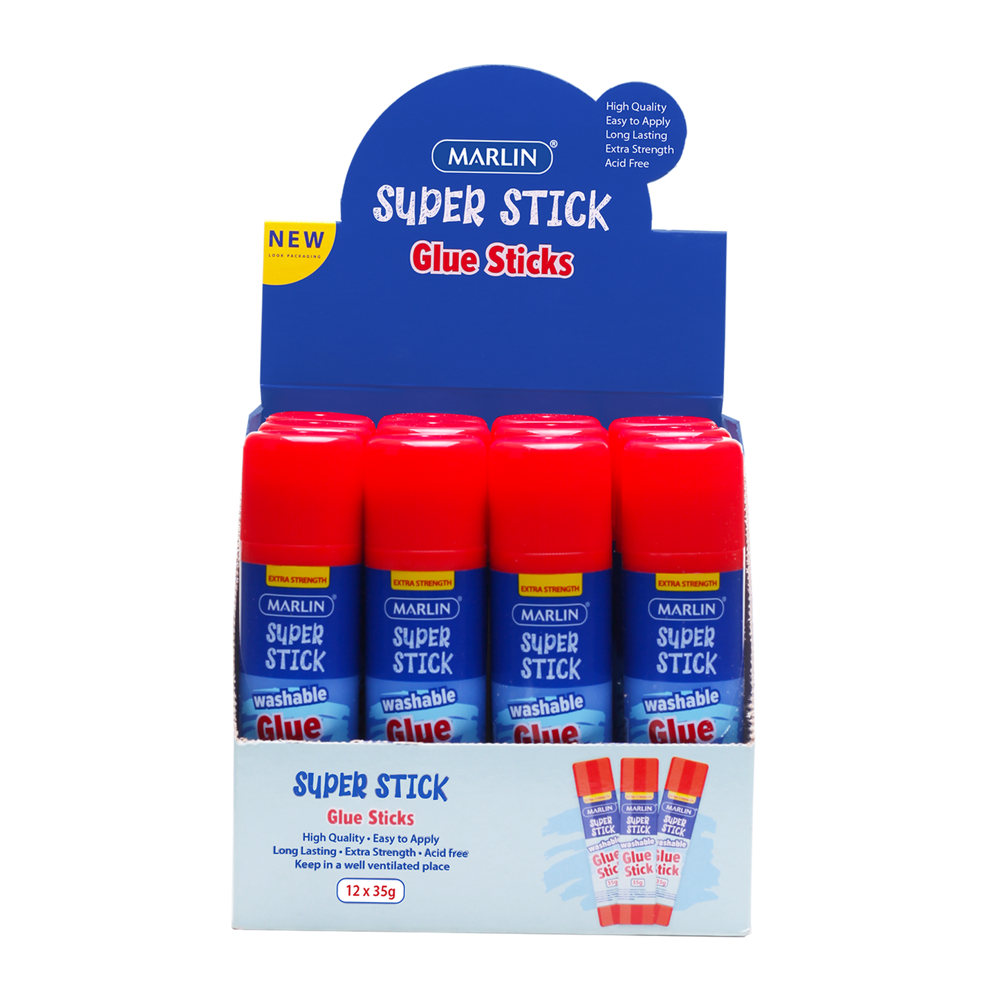 Marlin glue stick non-toxic 35g Single (035C)