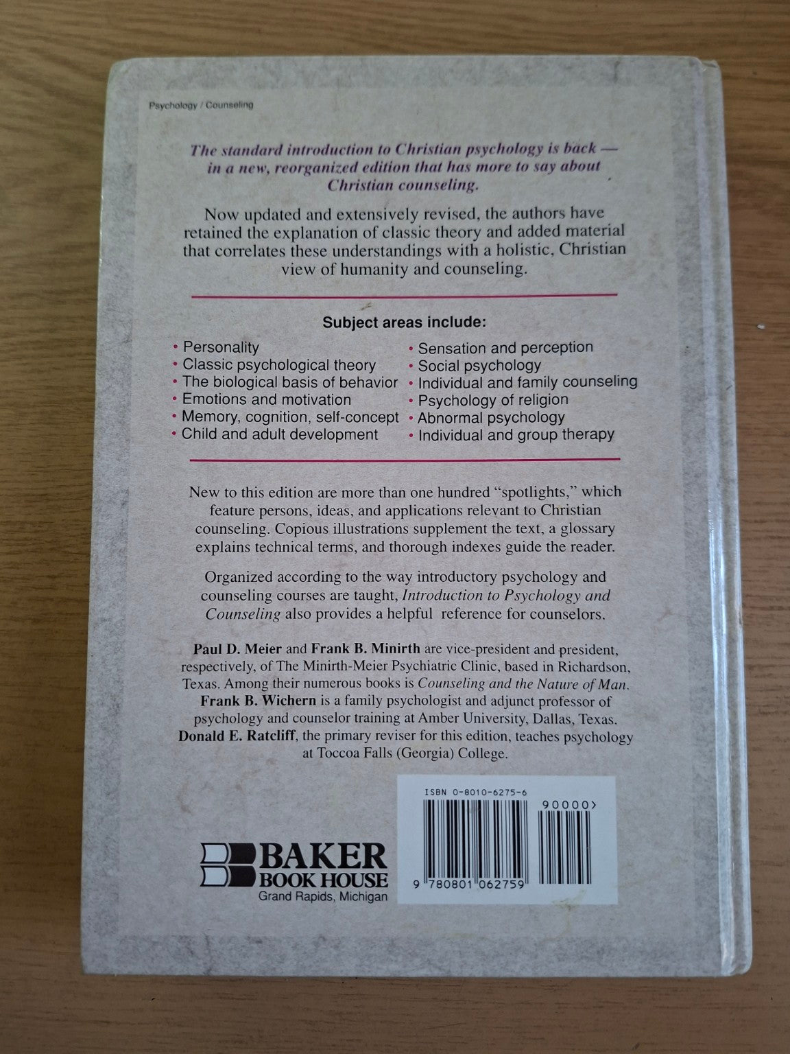 Introduction to Psychology and Counseling (Second Edition) – Second Hand