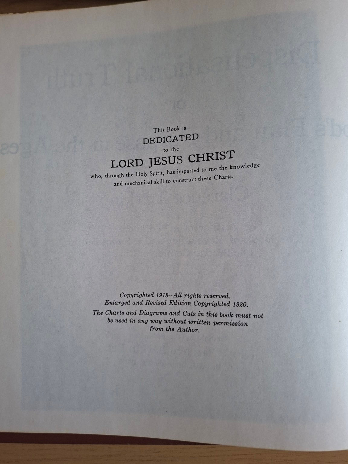 Dispensational Truth by Clarence Larkin – Second Hand