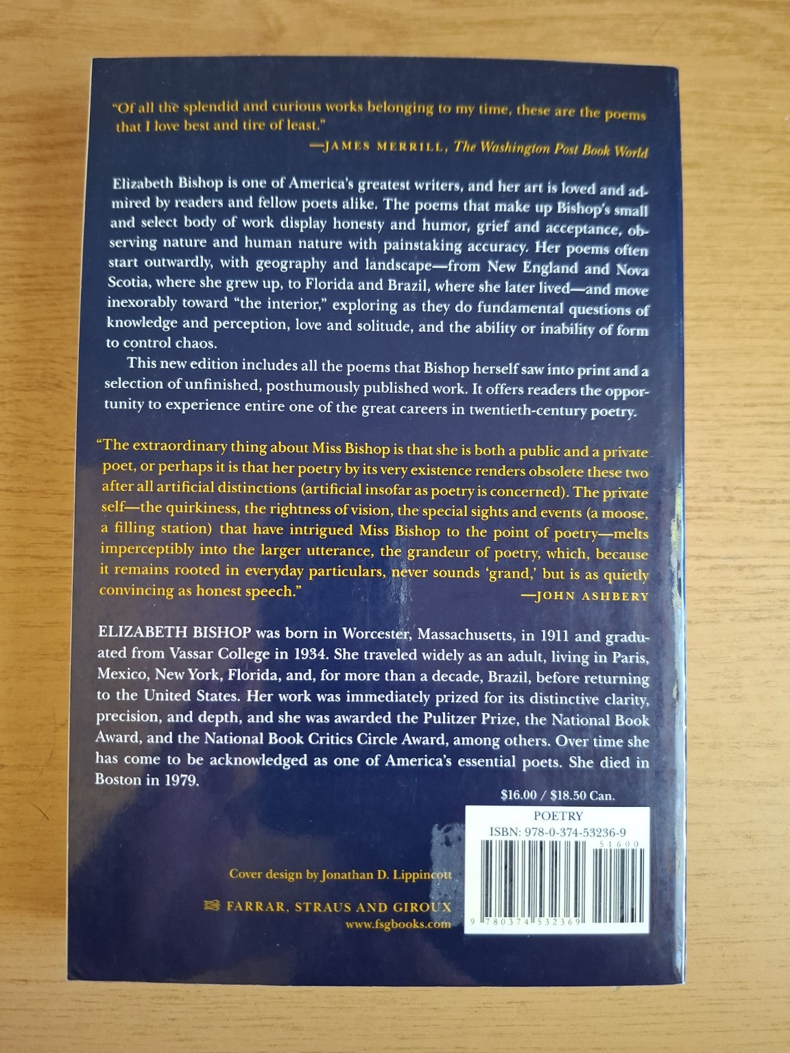 Poems – Elizabeth Bishop (Second Hand)