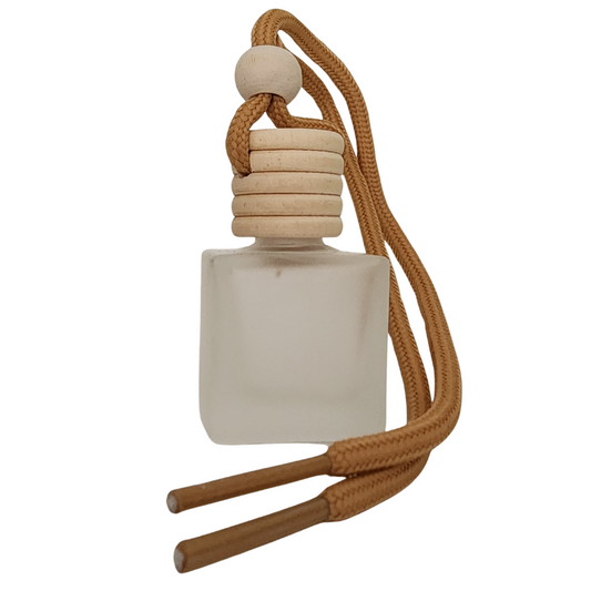 10ml Square Frosted Diffuser Bottle With Cap & Tassels