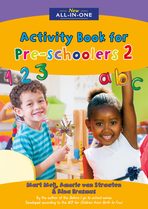 New All-In-One Activity Book for Pre-schoolers 2 (full-colour with 30 3-D activities & lesson plans) ISBN/SKU: 9781776071906