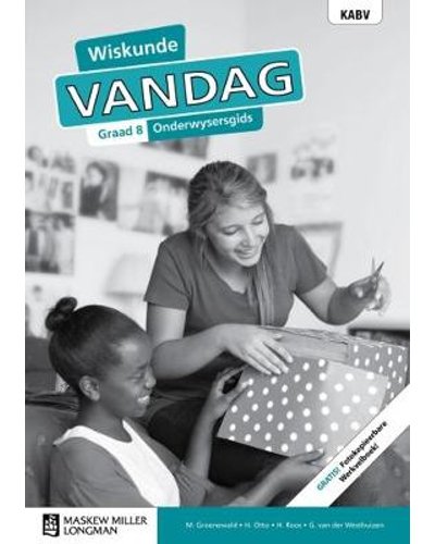 Wiskunde Vandag Graad 8 OG (includes photocopiable WB) ISBN/SKU: 9780636145702