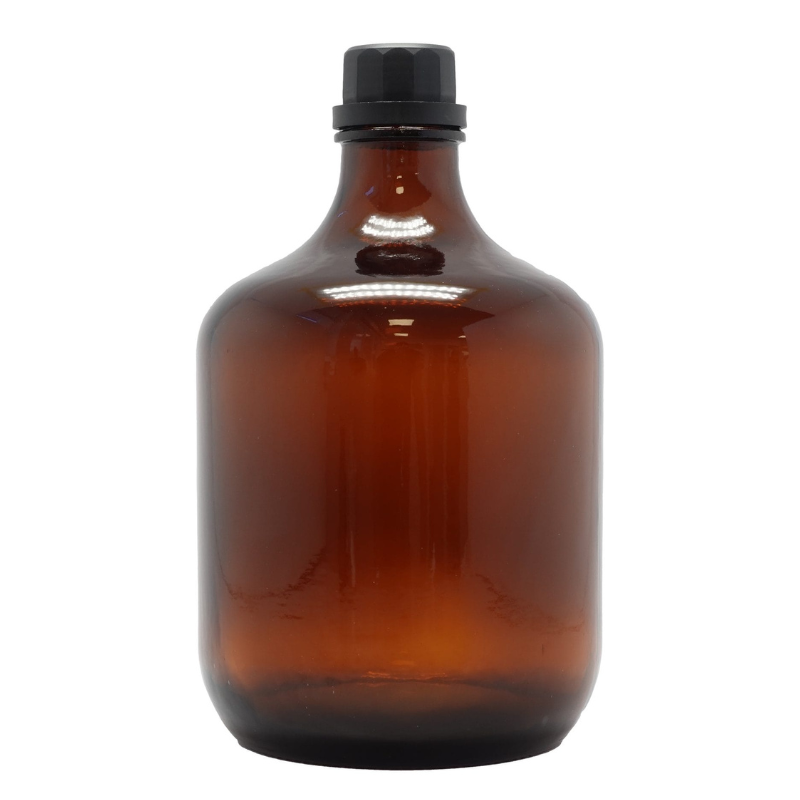 Product image of 2.5L Amber Glass Bottle With Tamper Proof Cap