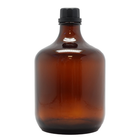 Product image of 2.5L Amber Glass Bottle With Tamper Proof Cap
