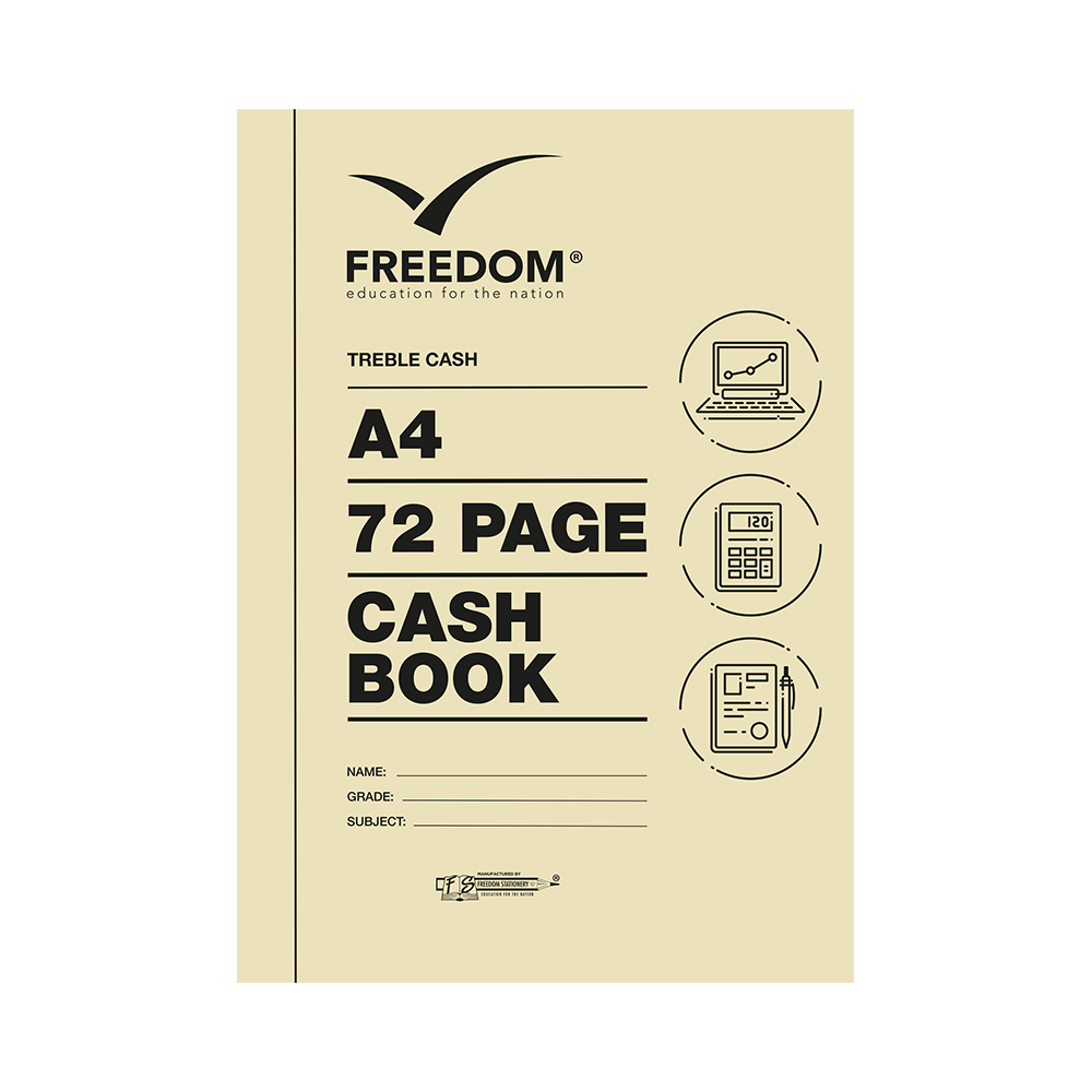 72 pages A4 Accounting Books Cash (2001)