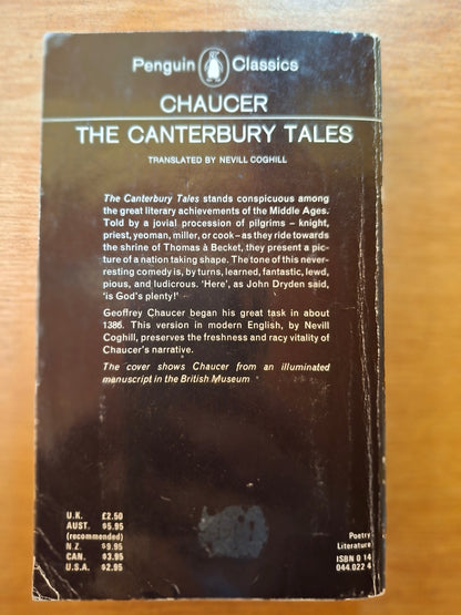 The Canterbury Tales – Geoffrey Chaucer (Penguin Classics Edition)