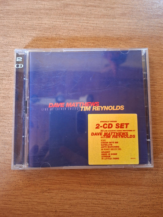 🎸 Dave Matthews & Tim Reynolds – Live at Luther College (2-CD Set, 1999)