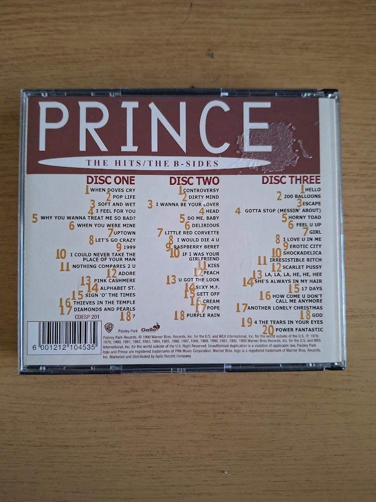 Prince – The Hits / The B-Sides (Second-Hand 3-CD Set)