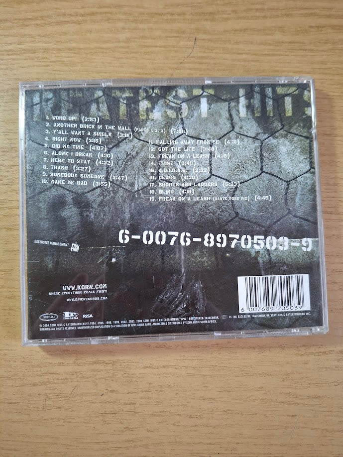 Korn – Greatest Hits Vol. 1 (Second-Hand CD)