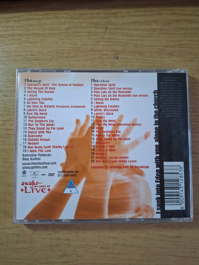 Live – Awake: The Best Of (Second-Hand CD & DVD Set)