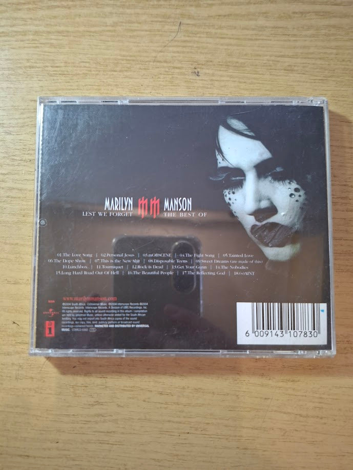 Marilyn Manson – Lest We Forget: The Best Of (Second-Hand CD)