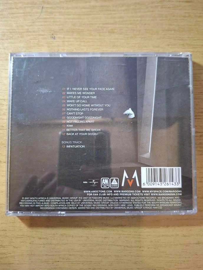 >Maroon 5 – It Won’t Be Soon Before Long (Second-Hand CD)