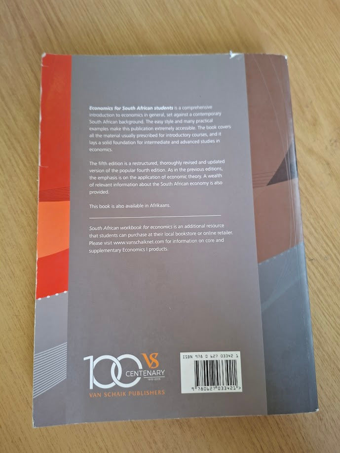 Economics for South African Students (5th Edition, Paperback) (Second Hand) ISBN/SKU:9780627033421