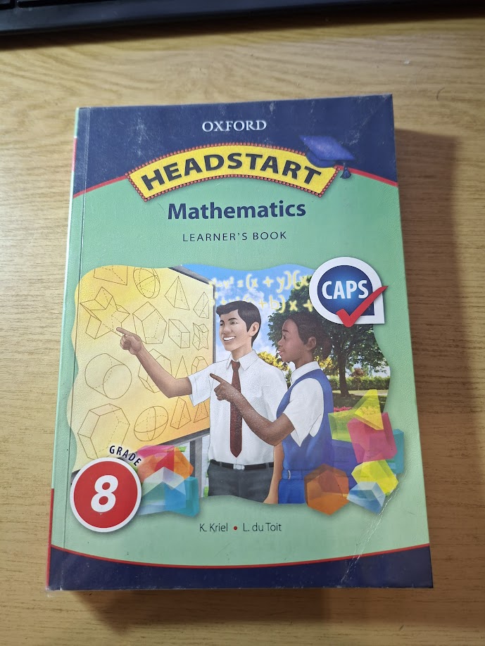 Oxford Headstart Maths Gr8 LB (CAPS) (Second Hand) ISBN/SKU: 9780199059034 (SH)