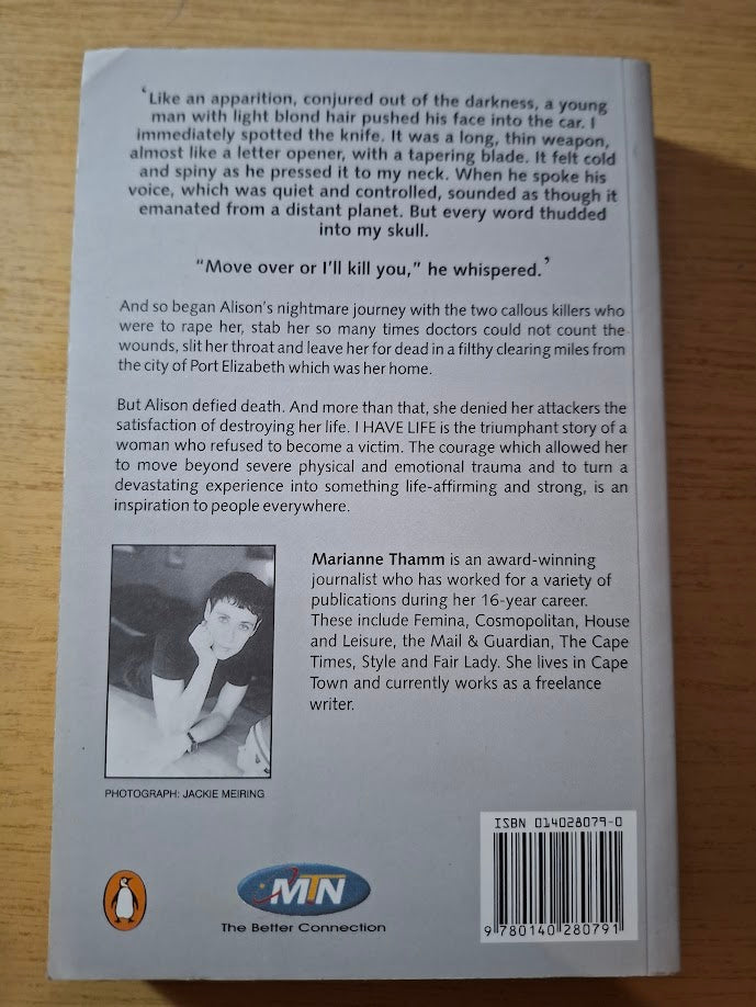 I Have Life: Alison’s Journey — Second-Hand Paperback