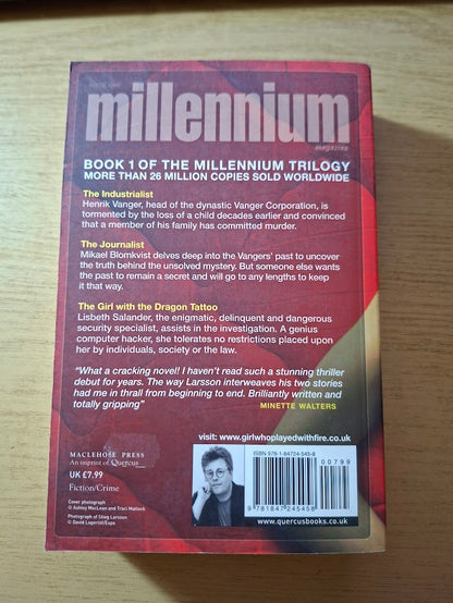 The Girl with the Dragon Tattoo — Second-Hand Paperback