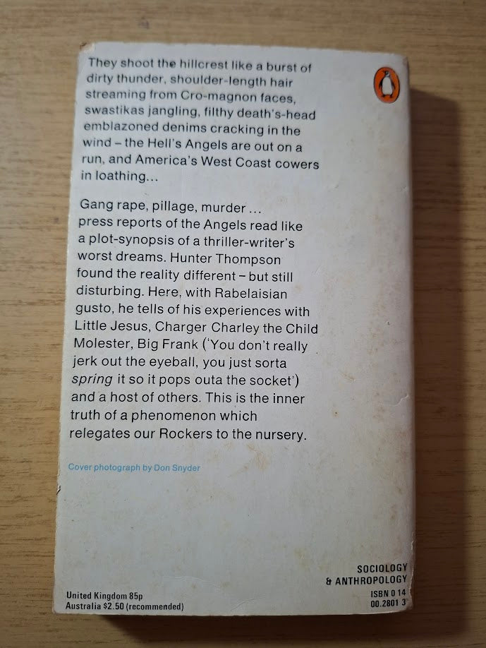 Hell’s Angels — Second-Hand Paperback