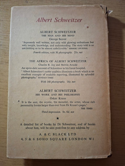 Albert Schweitzer: An Introduction — Second-Hand Hardcover