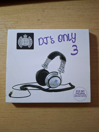 Ministry of Sound: DJ’s Only Vol. 1 – 5 (3-Disc Sets) — Second-Hand CD Collection