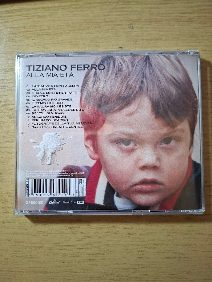 Tiziano Ferro – Alla Mia Età (2008) — Second-Hand CD