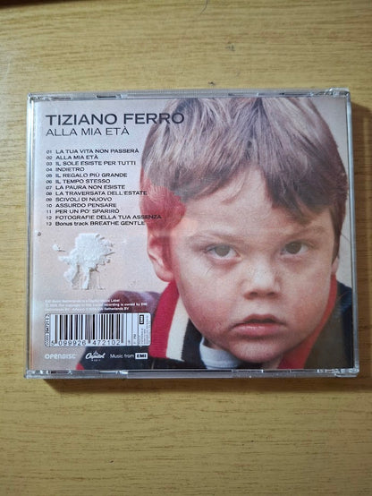Tiziano Ferro – Alla Mia Età (2008) — Second-Hand CD