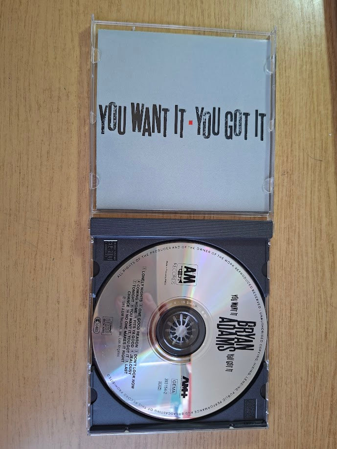 Bryan Adams – You Want It, You Got It (1990) — Second-Hand CD