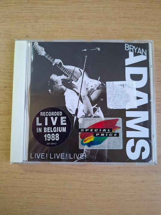 Bryan Adams – Live! Live! Live! — Second-Hand CD
