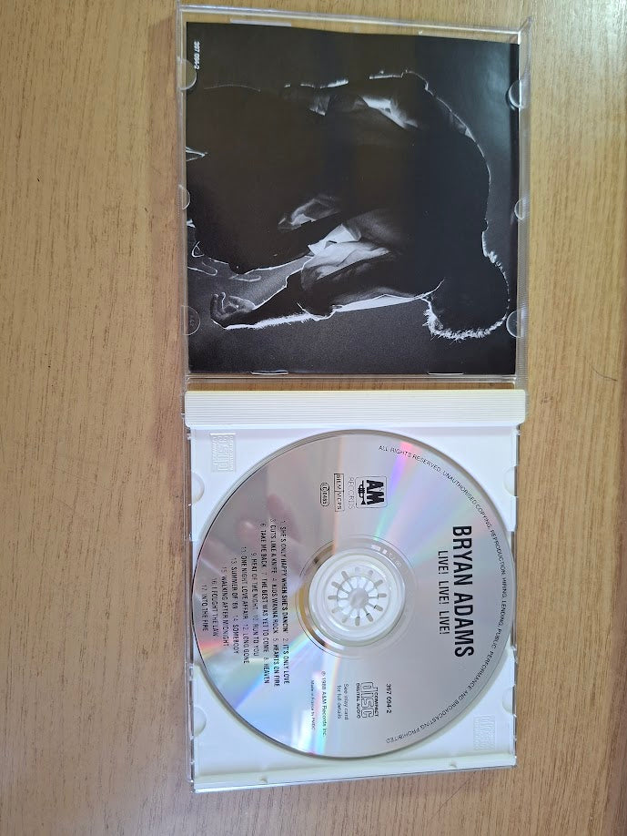 Bryan Adams – Live! Live! Live! — Second-Hand CD