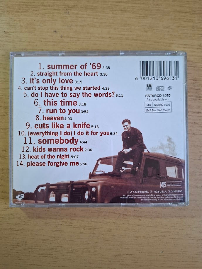 Bryan Adams – So Far So Good — Second-Hand CD