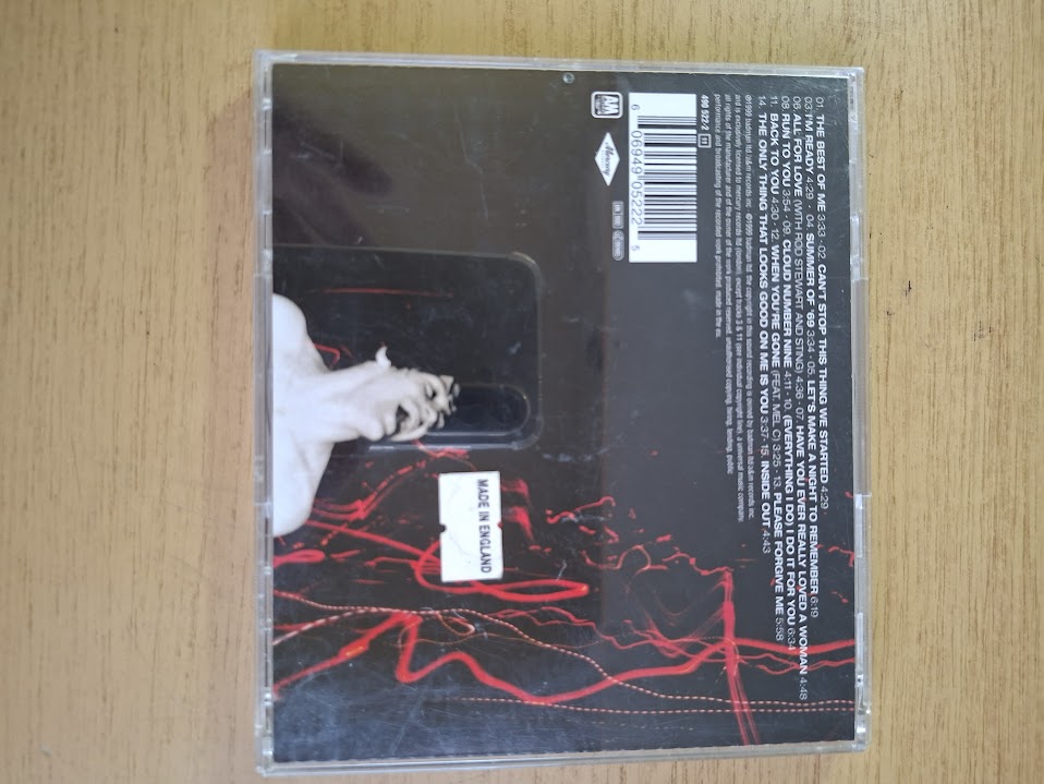 Bryan Adams – The Best Of Me (1999) — Second-Hand CD