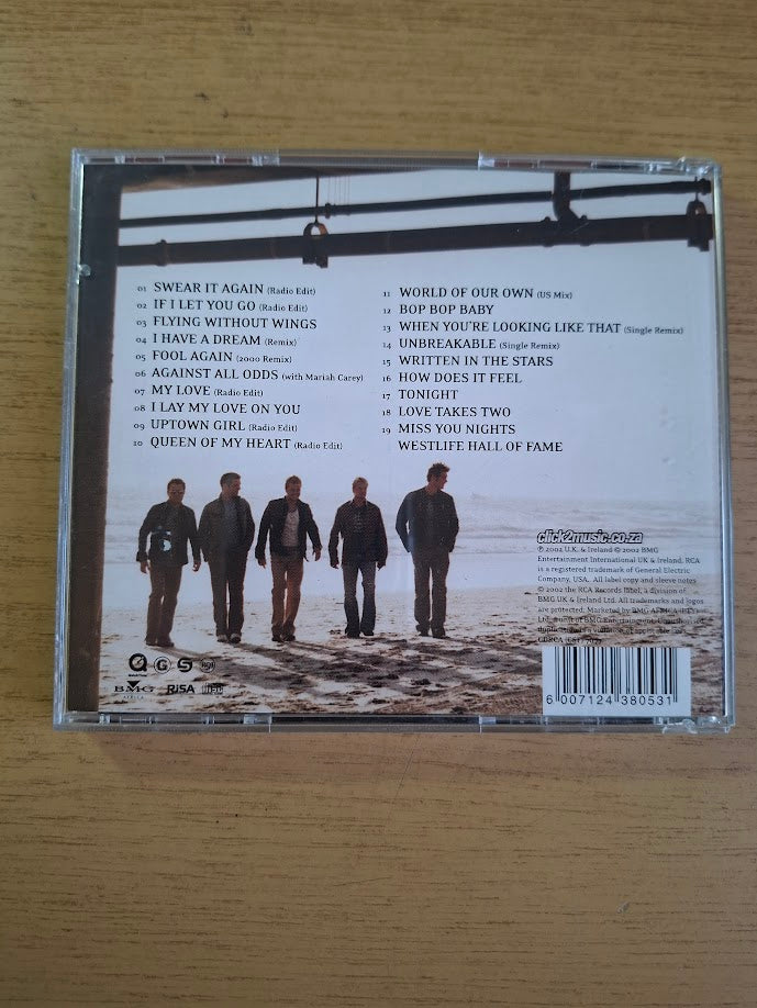 Westlife – Unbreakable: The Greatest Hits Vol. 1 (2002) — Second-Hand CD