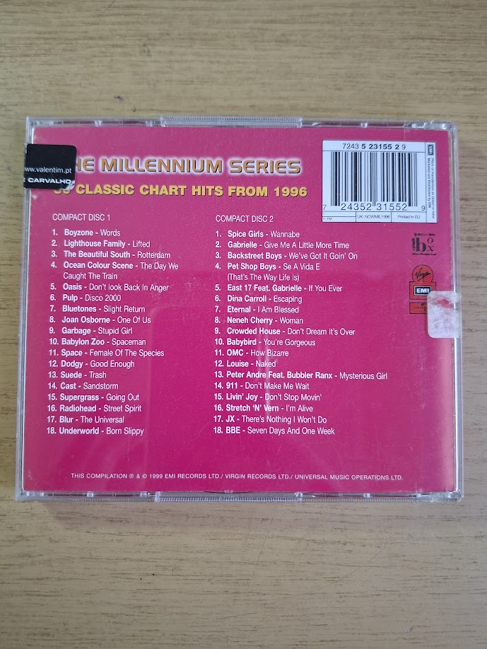 Various – Now That's What I Call Music! 1996: The Millennium Series (1999) — Second-Hand 2 × CD Set