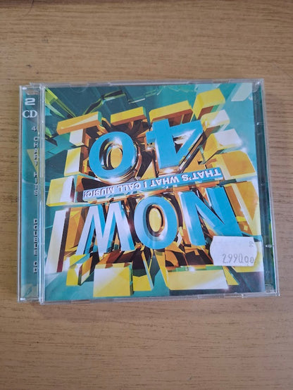 Various – Now That's What I Call Music! 40 (1998) — Second-Hand 2 × CD Set