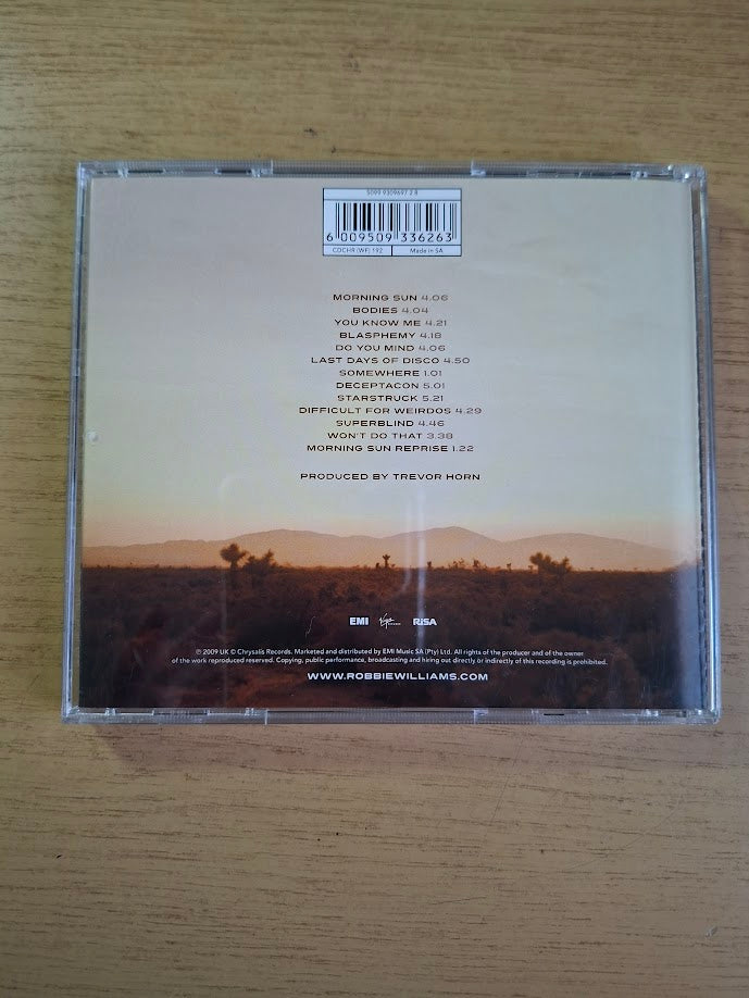 Robbie Williams – Reality Killed The Video Star (2009) — Second-Hand CD