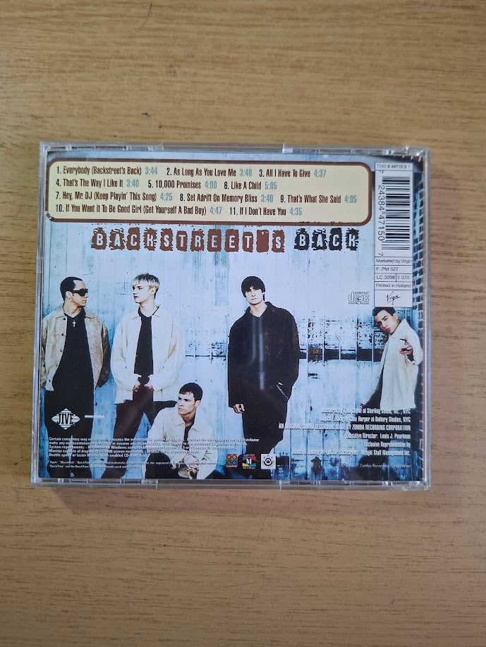 Backstreet Boys – Backstreet’s Back (1997) — Second-Hand CD