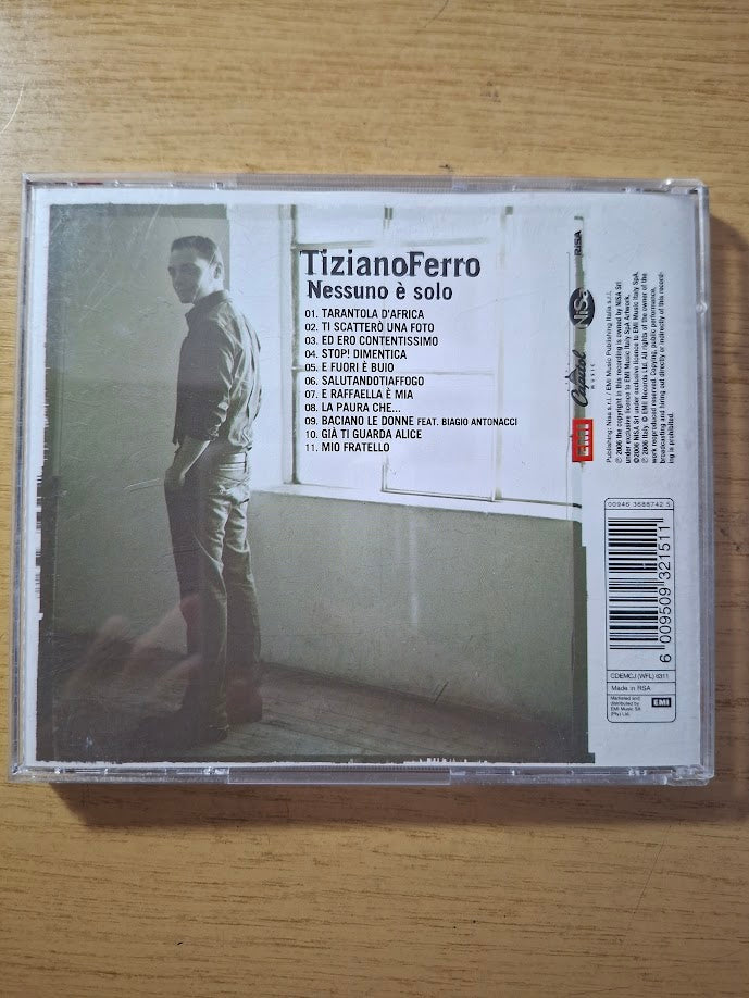 Tiziano Ferro – Nessuno È Solo (2006) — Second-Hand CD