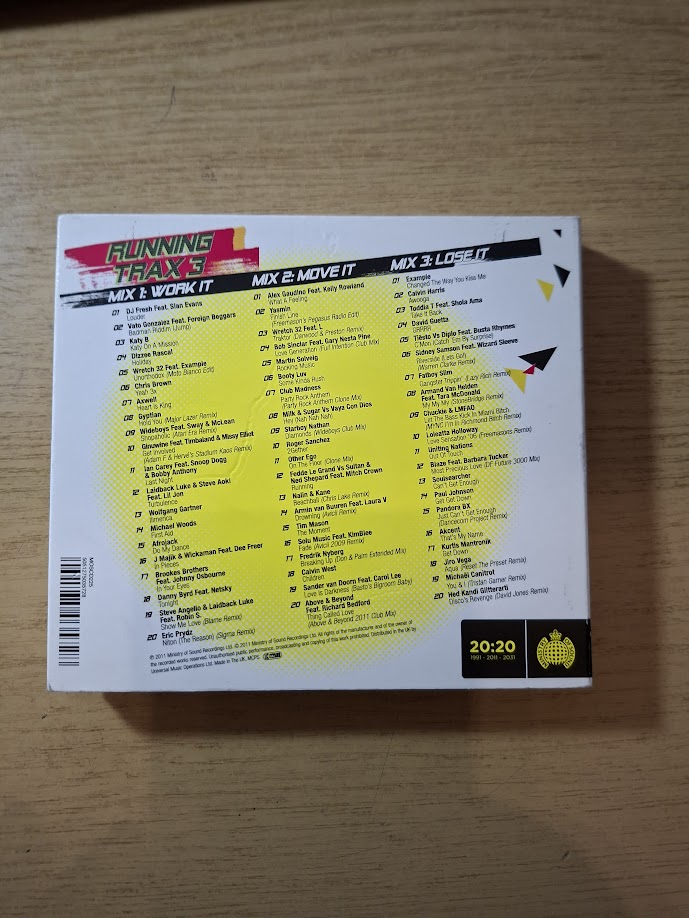 Various – Running Trax 3 (2011) — Second-Hand 3×CD Set