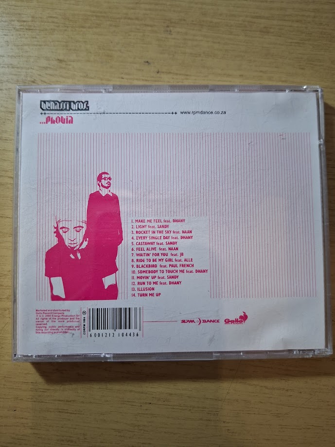 Benassi Bros. – …Phobia (2005) — Second-Hand CD