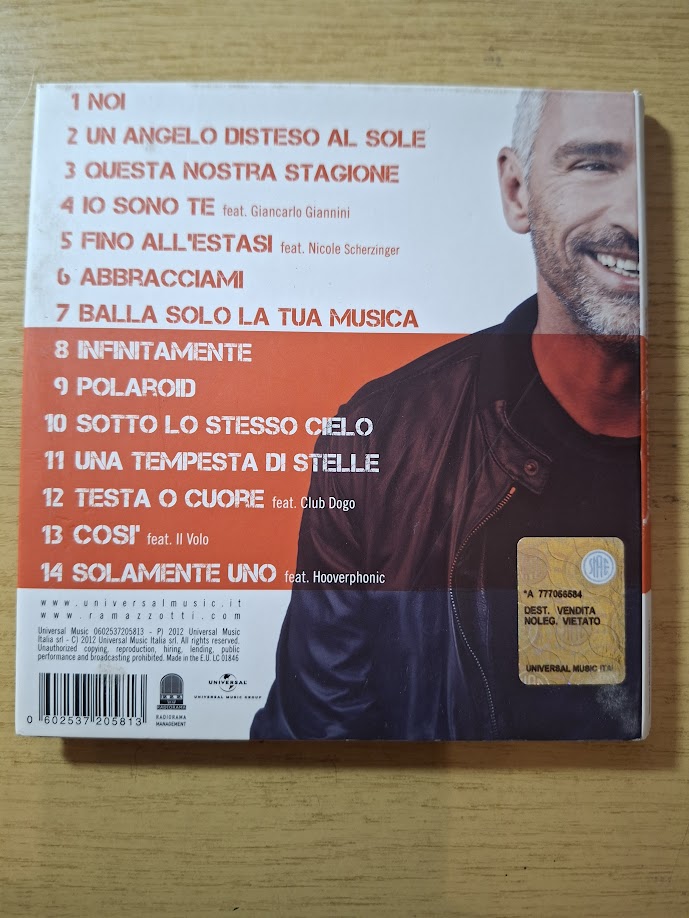 Eros Ramazzotti – Noi (2012) — Second-Hand CD