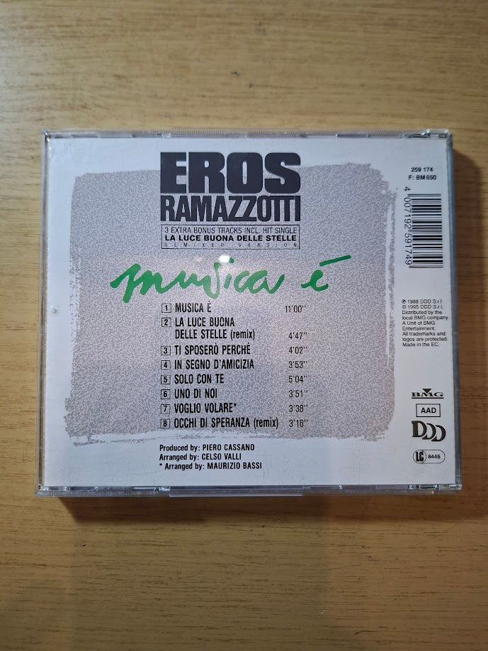 Eros Ramazzotti – Musica È (1988) — Second-Hand CD