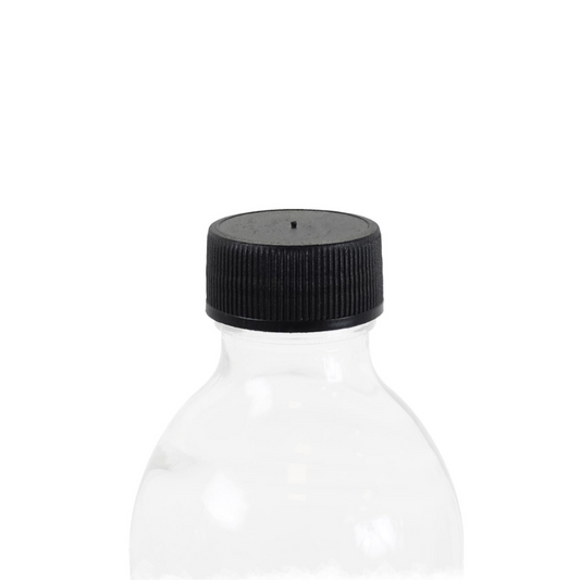 Product image of Black Screw Cap with Liner for Glass Bottles 28/410