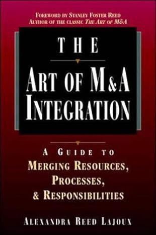 The Art of M&A Integration by Alexandra Reed Lajoux – Second Hand