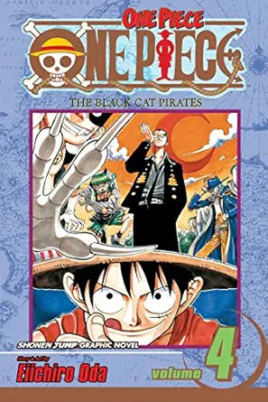 One Piece, Vol. 4: The Black Cat Pirates  ISBN/SKU:9781591163374
