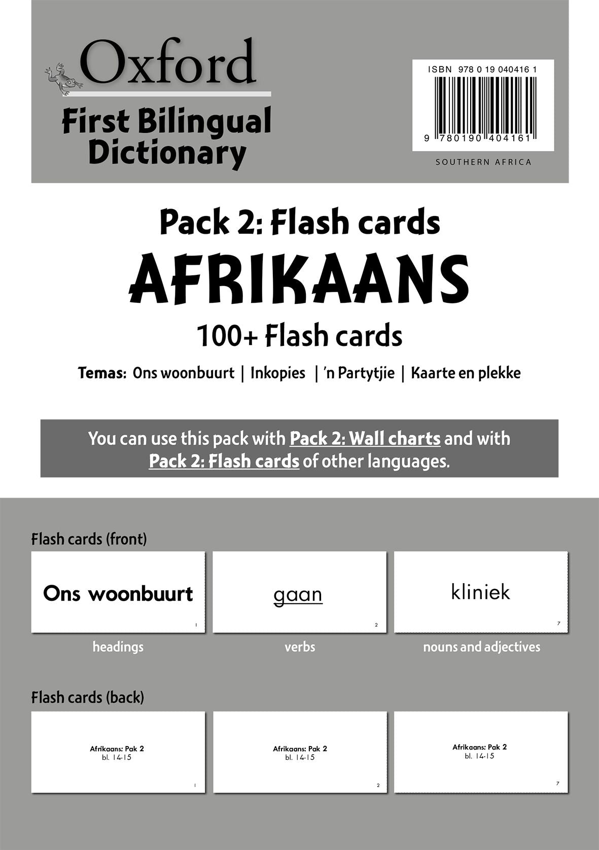 Oxford FiReading Scheme t Bilingualing Dict pack 2 caReadeReading Scheme  Afrikaans ISBN/SKU: 9780190404161