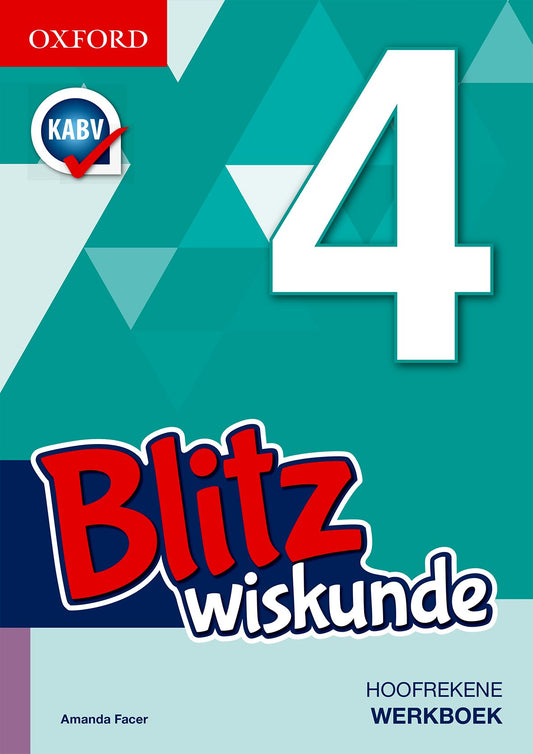 Blitz Wiskunde (Hoofrekene) Gr4 WB Afrikaansik ISBN/SKU: 9780190406868