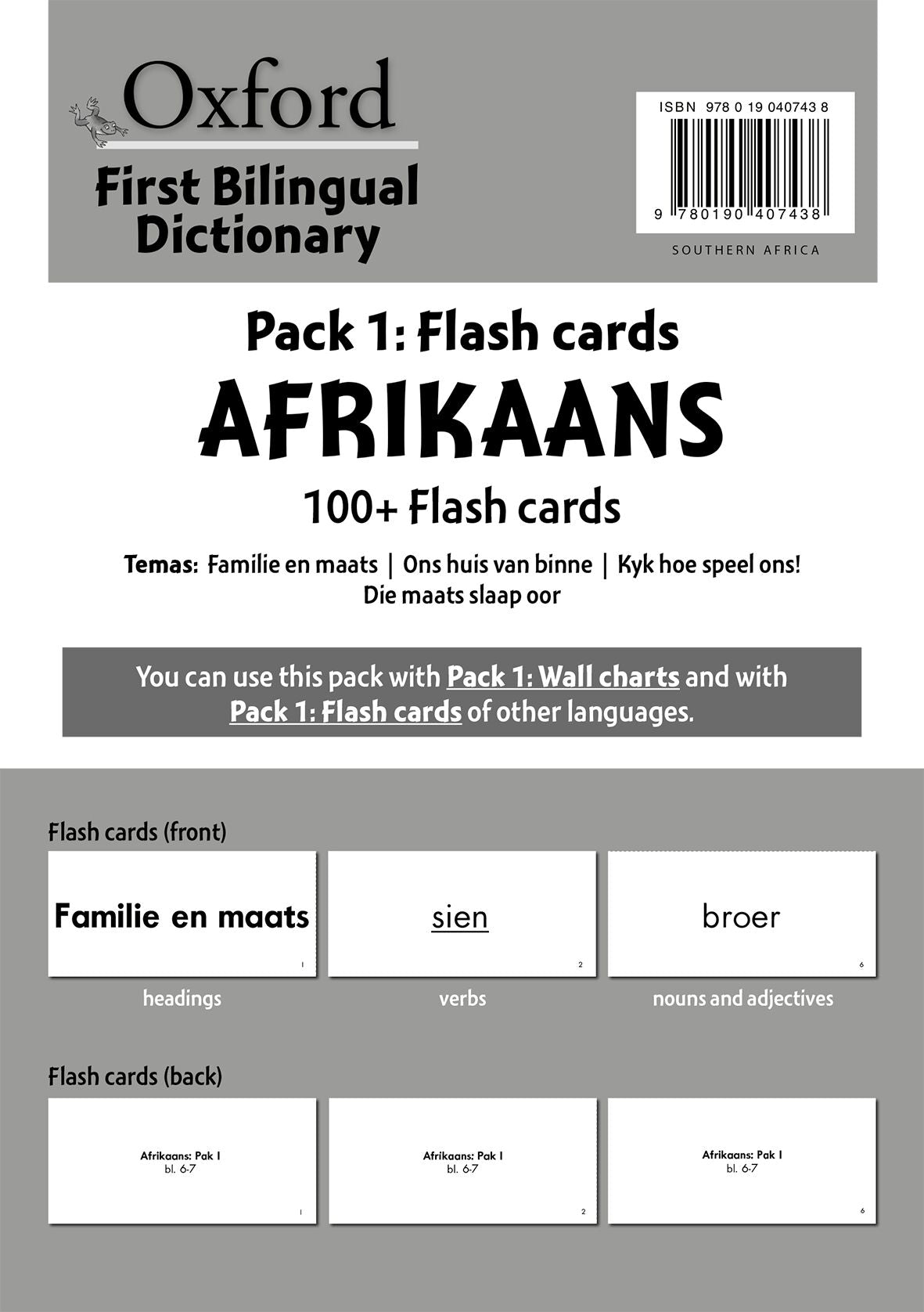 Oxford FiReading Scheme t Bilingualing Dict pack1 caReadeReading Scheme  Afrikaansik ISBN/SKU: 9780190407438