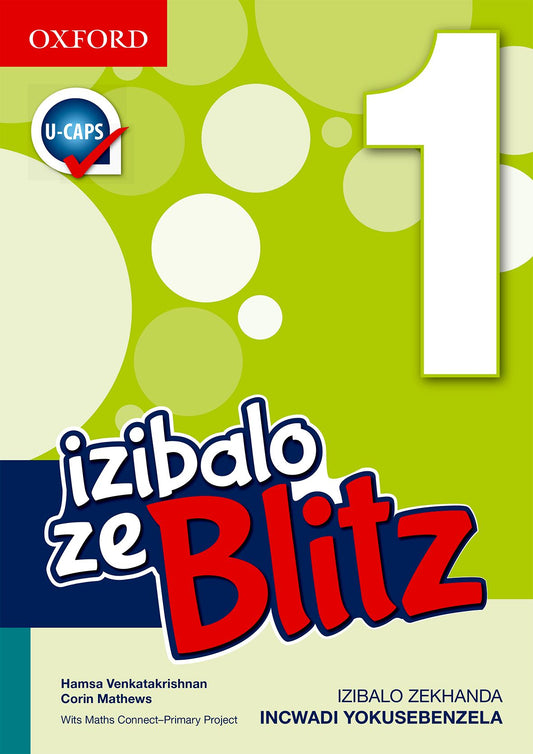 Blitz Mental Maths Gr1 LB isiZulu ISBN/SKU: 9780190408985