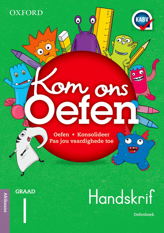 Kom ons oefen Handskrif Gr 1 (HT) ISBN/SKU: 9780190409524