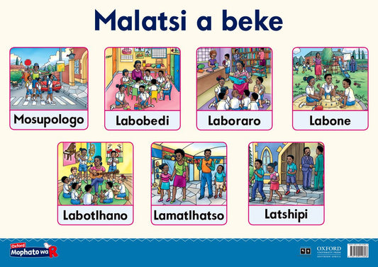 Oxford Gr R Poster 3 (Setswana) ISBN/SKU: 9780190410698